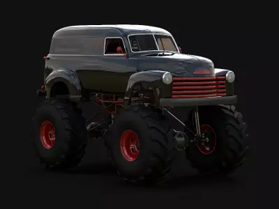 Monster Truck Classic 3D model