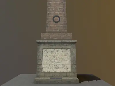 Knockagh Monument Free low-poly 3D model