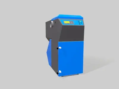 Boiler air compressor 3D model