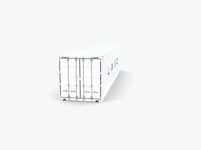 40ft Shipping Container UASC v2 3D model
