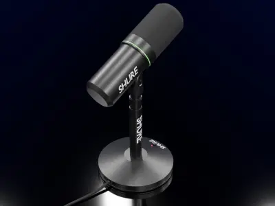 SHURE Micphone 3D model