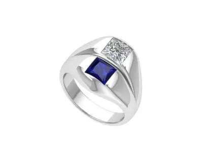 Wedding Ring  3D print model 400