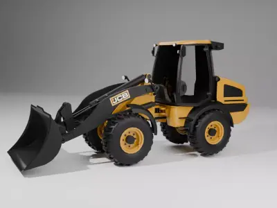 JCB Wheel Loader - High poly Model 3D print model