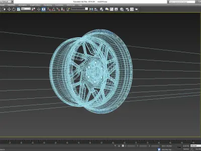 Car wheel  3D model purchase