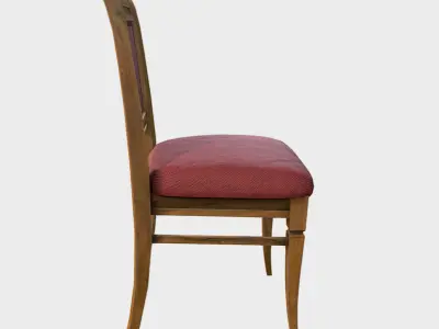 Dining Chair Low-poly 3D model
