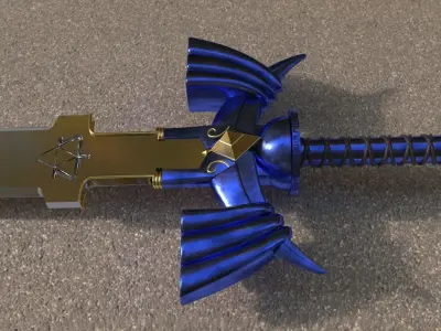 Master Sword Low-poly 3D model purchase