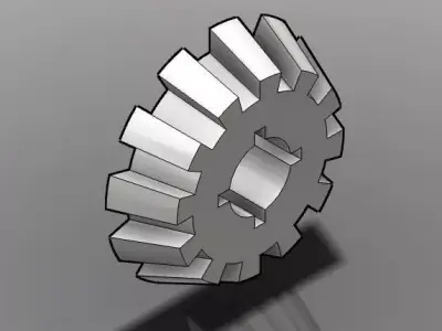 Bevel gear Free 3D model from CGTrader