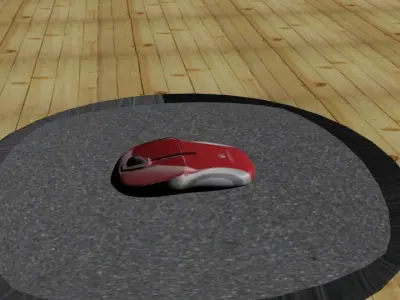 computer mouse Low-poly 3D model