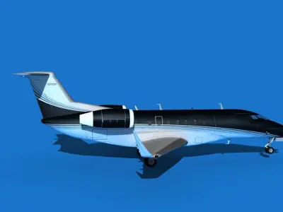 Embraer Praetor 600 V09 3D model