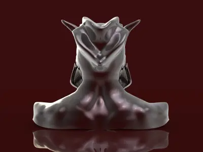 Barongan Sculpture Free 3D model