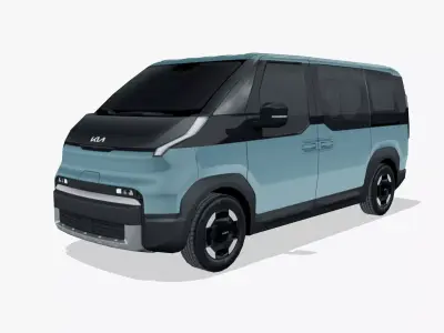 Kia PV5 Passenger 2025 Low-poly 3D model