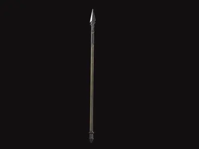 Medieval Pikes Low-poly 3D model