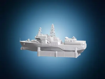 Udaloy Class Destroyer Model 3D print model