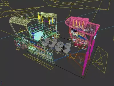 Exhibition - Area -10X6 3DMAX2012-020 3D model
