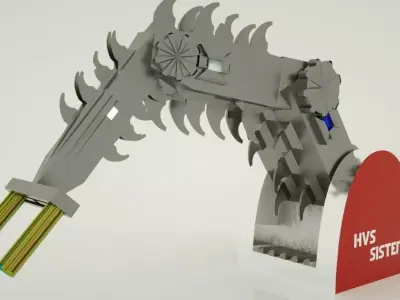 Robot Arm Free 3D model purchase