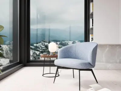  Replica Lema Semplice Armchair Model, Pale Blue  purchase