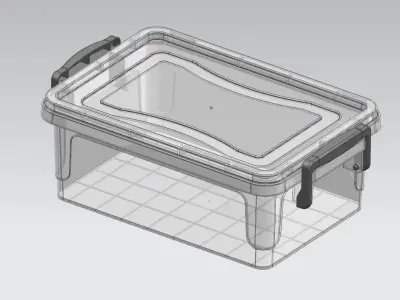 storage container 3D model