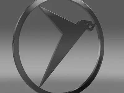 Messerschmitt logo 3D model