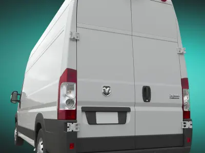 2024 Ram ProMaster 3500 SLT CARGO VAN SUPER HIGH ROOF 159 WB EXT 3D model