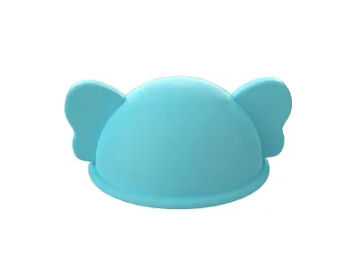Elephant Hat Cute Low-poly 3D model