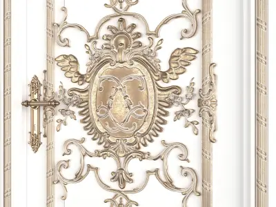 french door 3D model