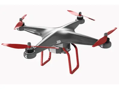 DIY Drone Quad Copter   3D model