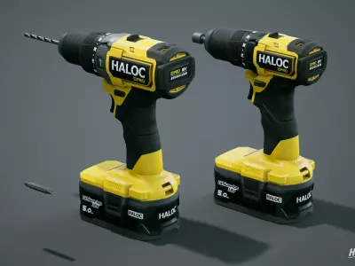 Power Tools Pack Low-poly 3D model purchase
