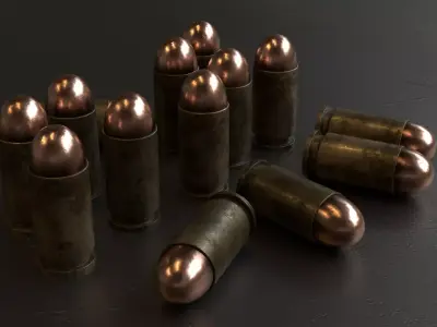 Bullets - 3D Model group of 3D model
