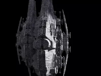 Jupiter Scouter Ship 6 3D model