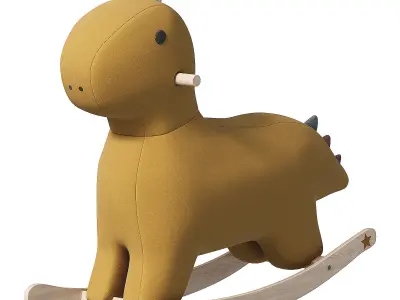 Kids Concept Rocking Chair Dinosaur 3D model