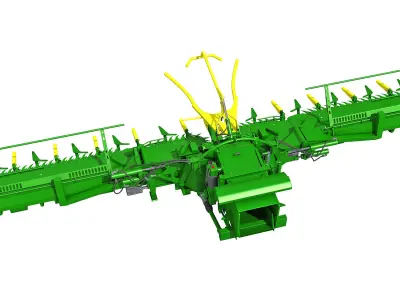 Harvester Threshing Header 3D model purchase