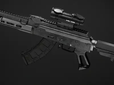 rd704 Low-poly 3D model