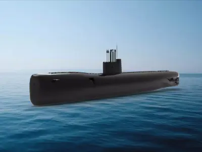 Tango-class submarine 3D model
