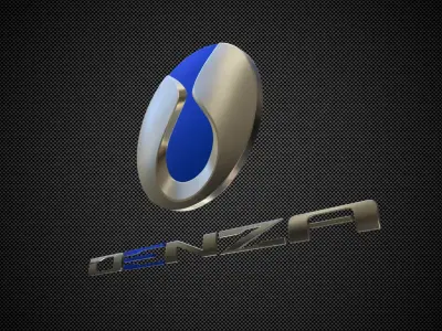 denza logo 3D model