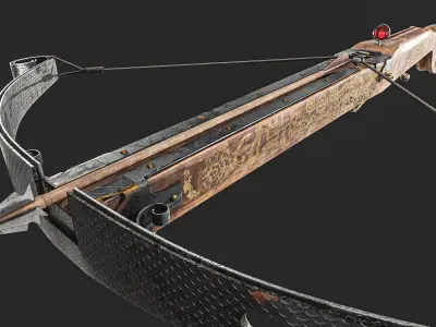 Crossbow   King  Edition Low-poly 3D model
