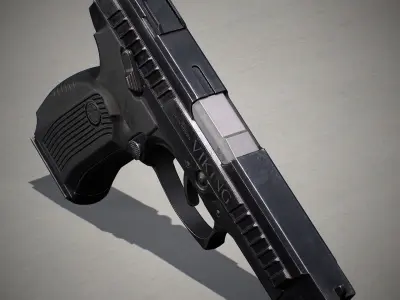MP-445 Viking Free low-poly 3D model