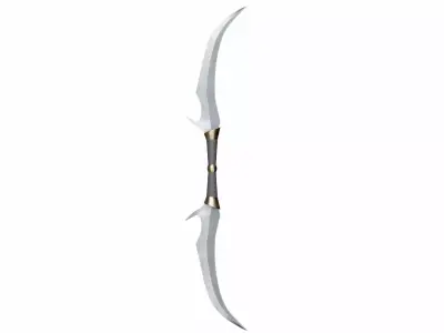 Double sword 7 Low-poly 3D model