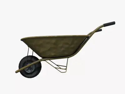 Wheel Barrow 3D model buy