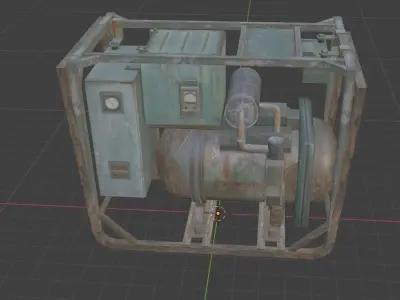generator  Low-poly 3D model