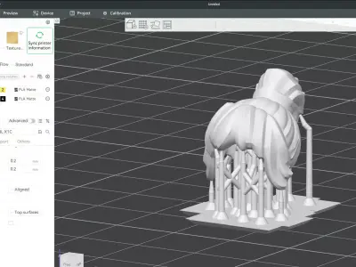 Custom3Dprint Minifigure Accessory - Minifigure Hair S2 - 076 3D print model