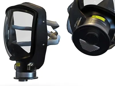 NBC gas mask 3D model