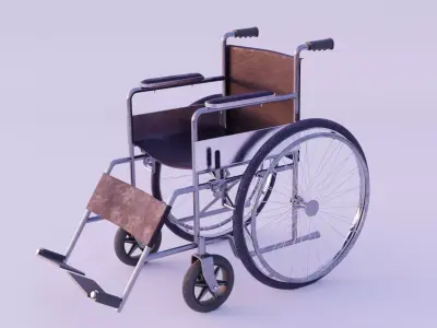 Wheel chair 3D model get