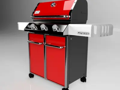 BBQ Genesis Weber 3D model