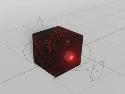 Box Spider Low-poly 3D model