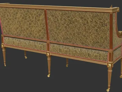 Set classic BELLONI 3D model