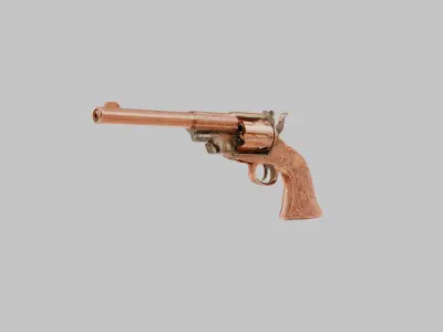Revolver 3D Model 3D model purchase