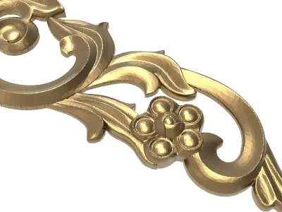 decorative pattern ready for 3D printing 3D model
