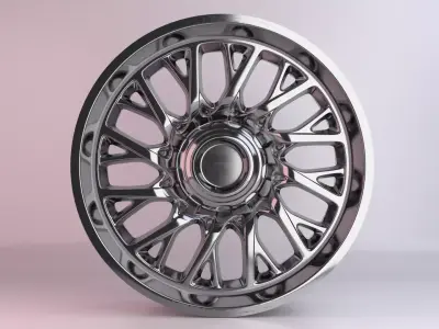 Fittipaldi FA08 Wheels 3D model