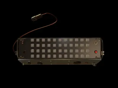 Radio Prop Low-poly 3D model