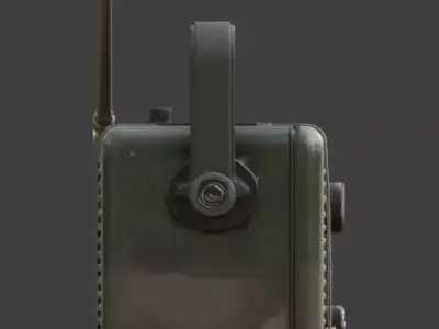 Survival Radio 3D Model V01 Low-poly 3D model
